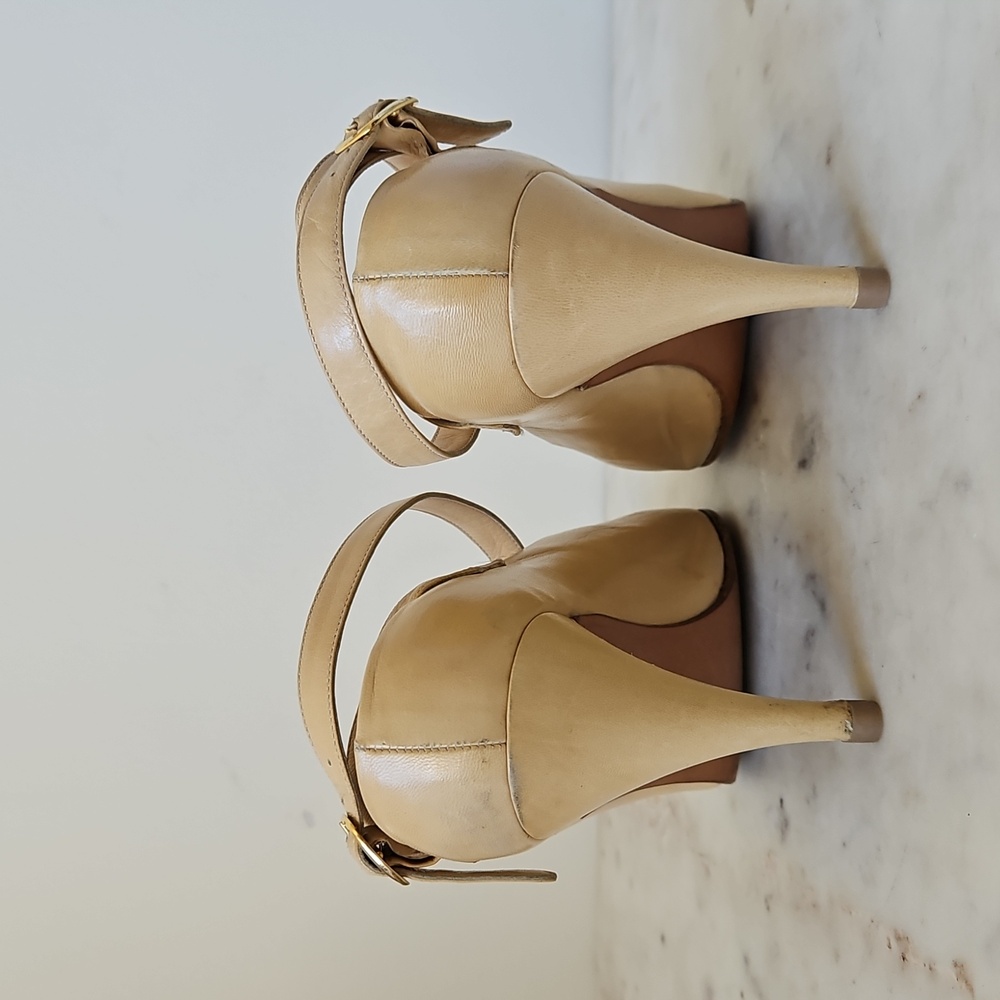 ROGER VIVIER: rare vintage silky soft leather ankle strap heels - Picture 6 of 9